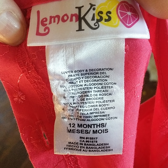 NWOT lemon kiss romper - Picture 5 of 5